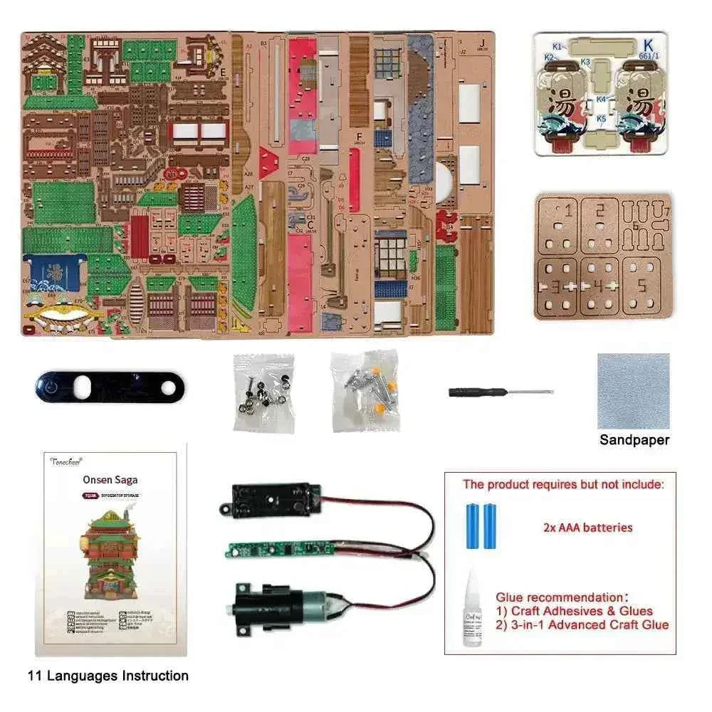 TONECHEER Mid-Year Flash Sale DIY Desktop Storage Kit (Onsen Saga)