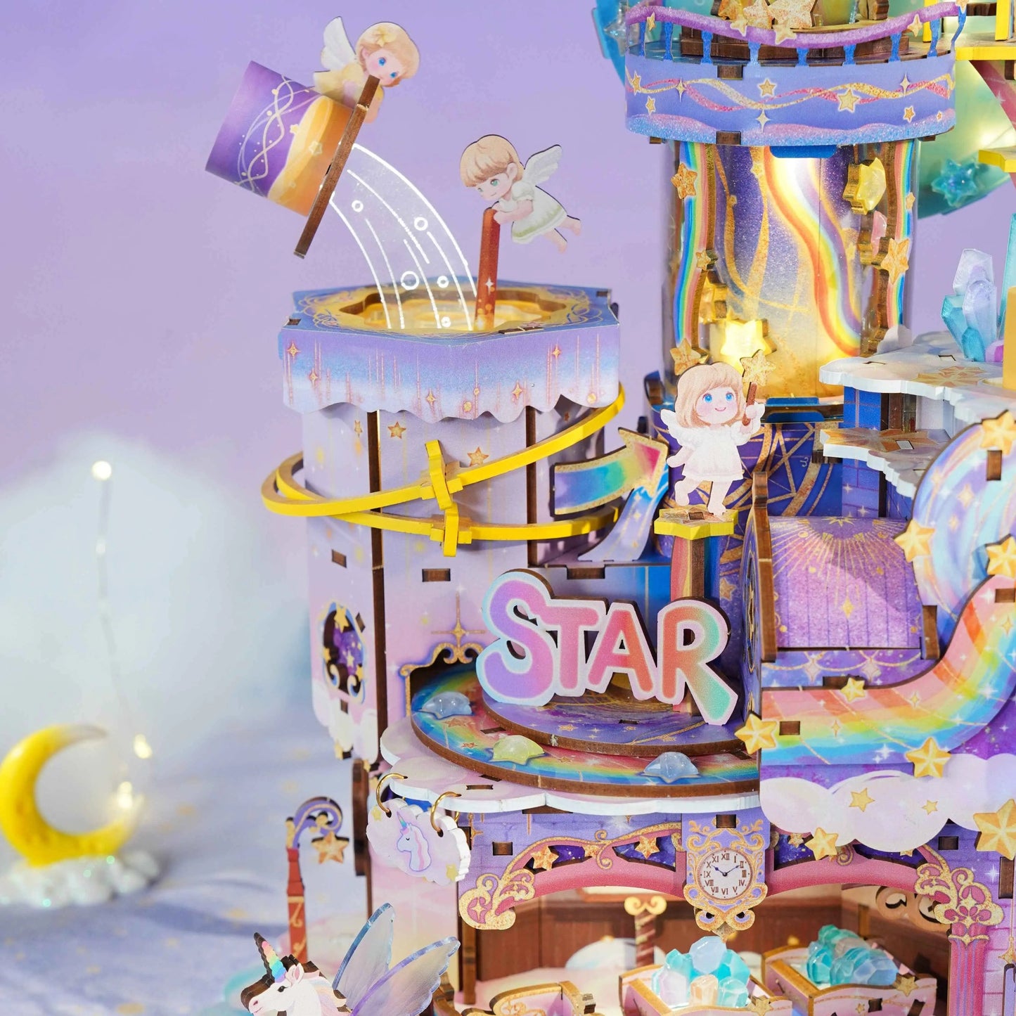 TONECHEER DIY 3D Puzzle Transmission Model Kit (Star Workshop)
