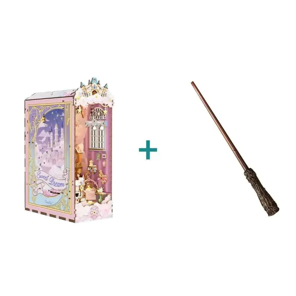 TONECHEER 3D Wooden Puzzle DIY Book Nook Kit (Sweet Dream)