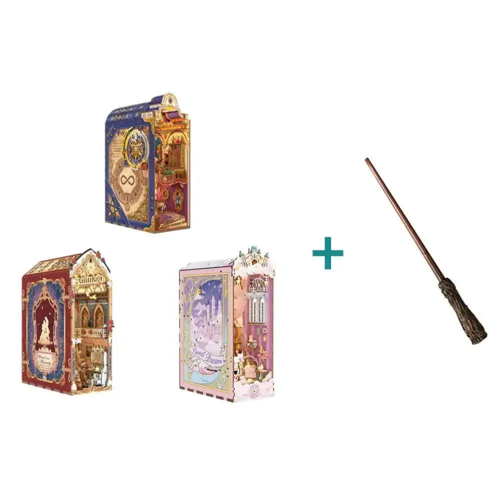 TONECHEER 3D Wooden Puzzle DIY Book Nook Kit (Sweet Dream)