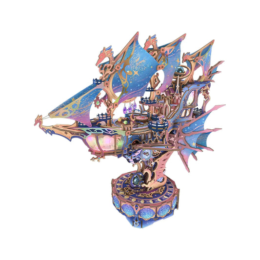 TONECHEER DIY 3D Puzzle Transmission Model Kit (Magical Galaxy)