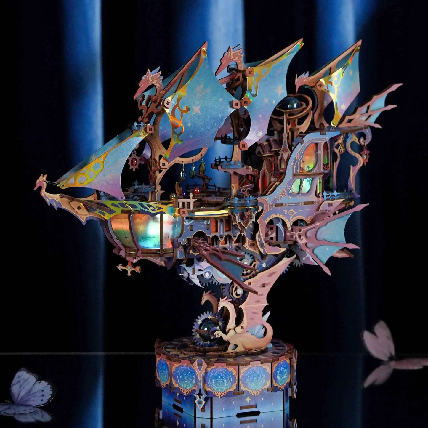 TONECHEER DIY 3D Puzzle Transmission Model Kit (Magical Galaxy)