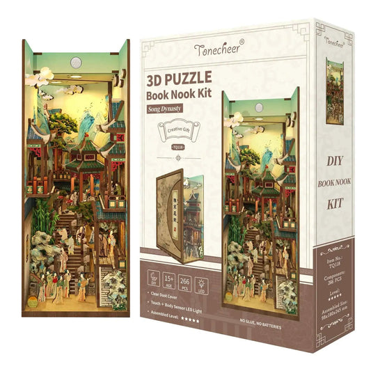Pure Snoze 3D Wooden Puzzle DIY Book Nook Kit (Song Dynasty Culture)