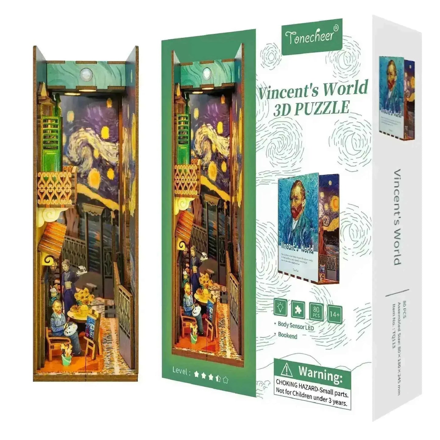 TONECHEER Mid-Year Flash Sale DIY Book Nook Kit (Vincent's World)