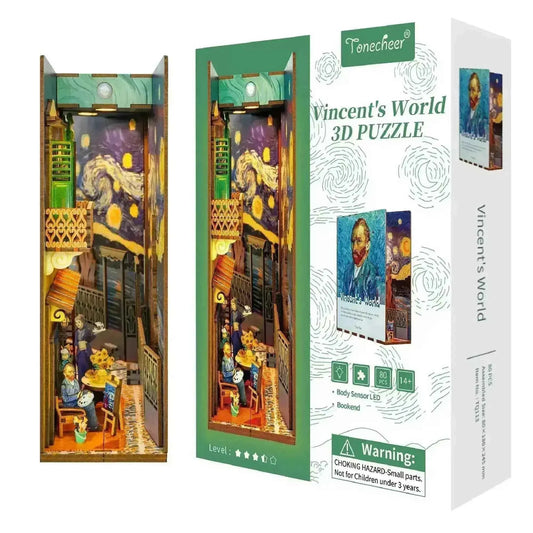 TONECHEER Mid-Year Flash Sale DIY Book Nook Kit (Vincent's World)