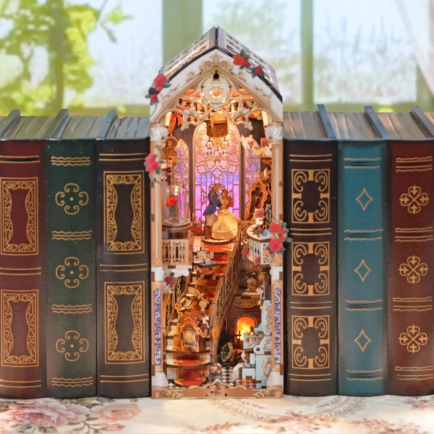 TONECHEER Mid-Year Flash Sale DIY Book Nook Kit (Beast And Beauty)