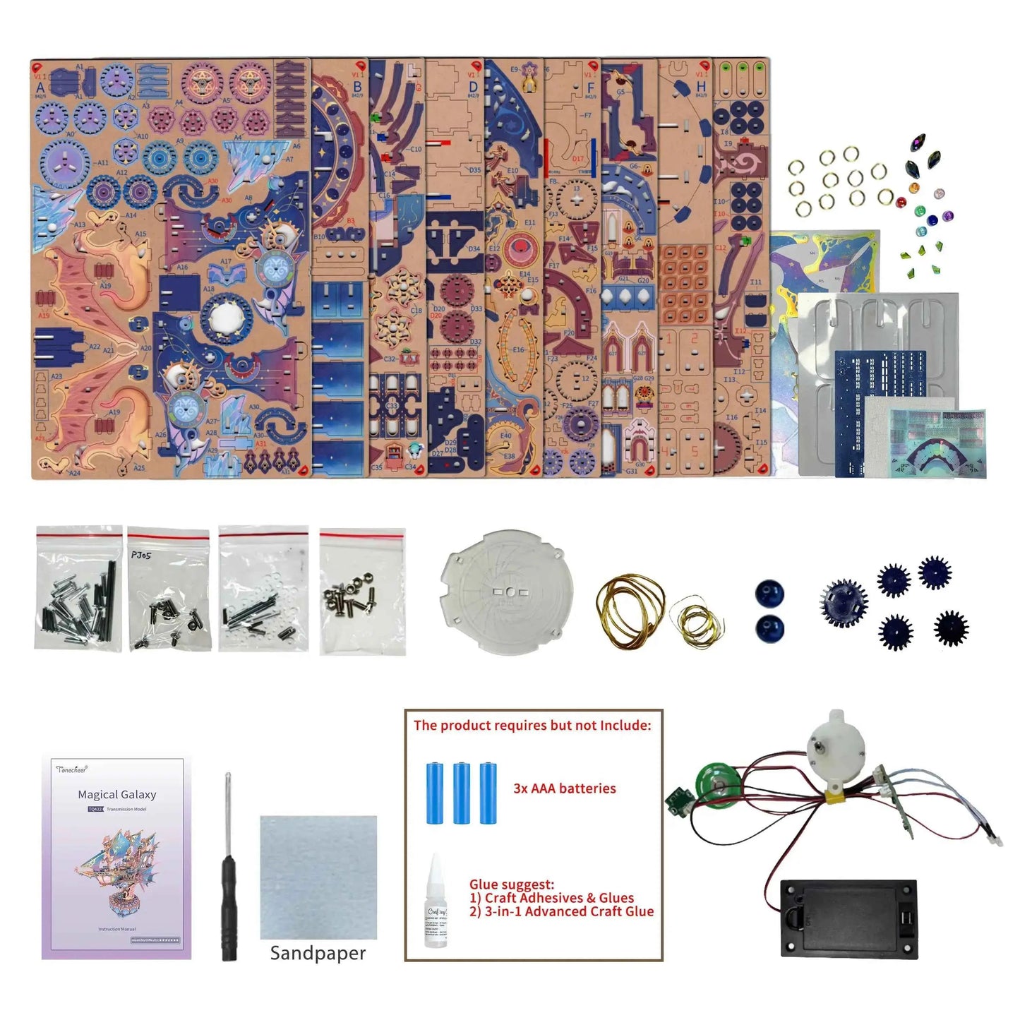 TONECHEER Mid-Year Flash Sale Transmission Model Kit (Magical Galaxy)