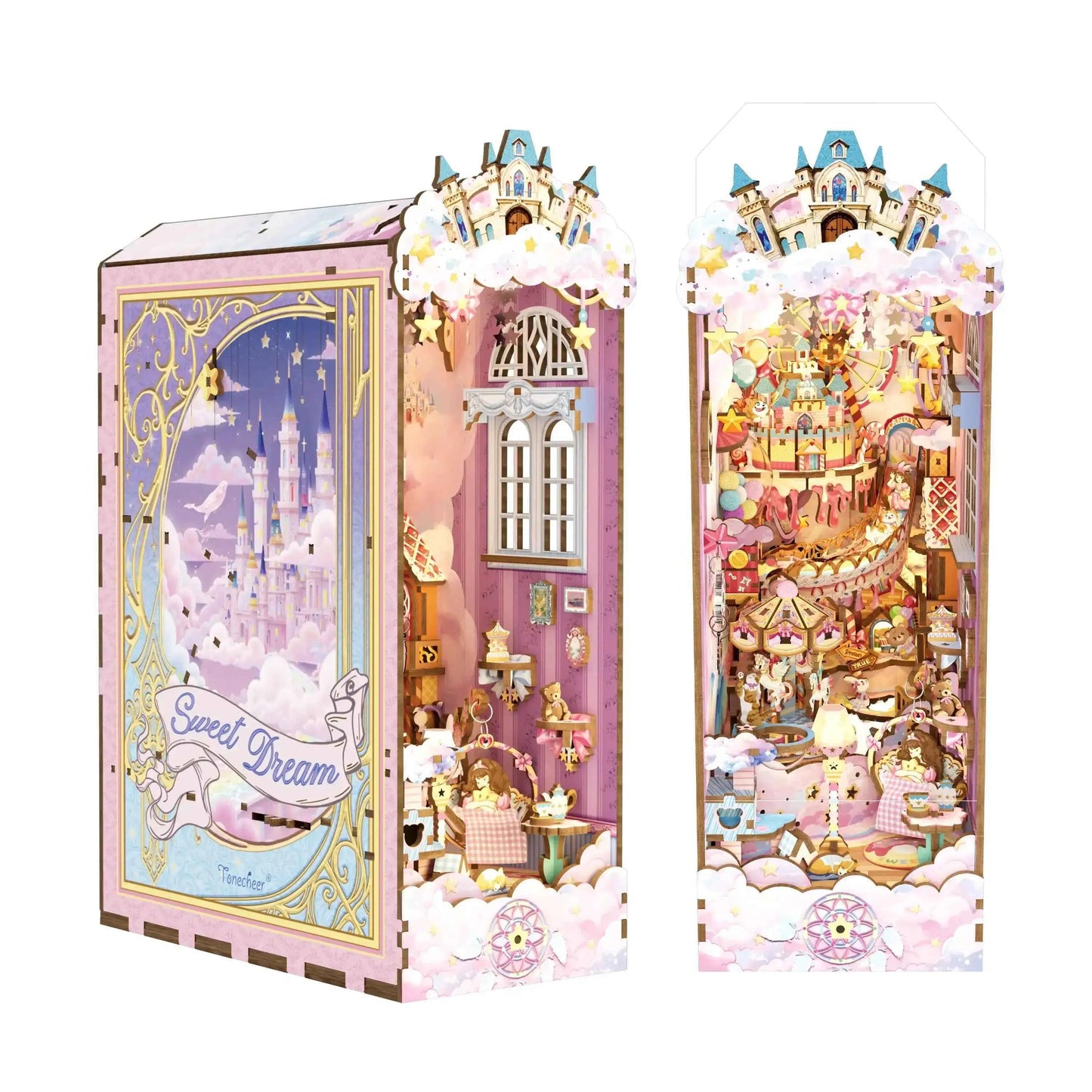 TONECHEER Mid-Year Flash Sale DIY Book Nook Kit (Sweet Dream)