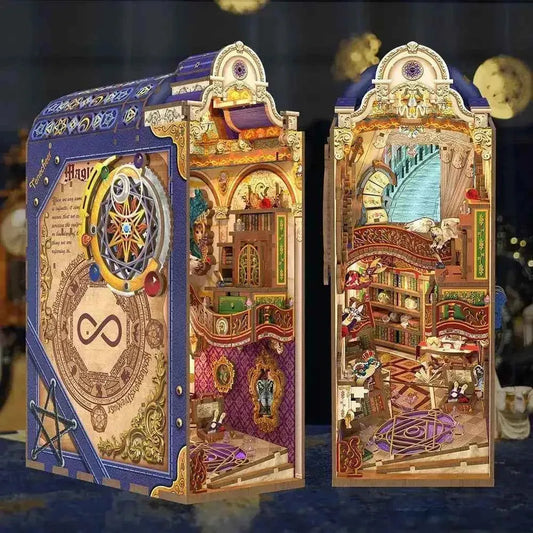 【Clearance Sale】TONECHEER DIY Book Nook Kit (Magical Library)