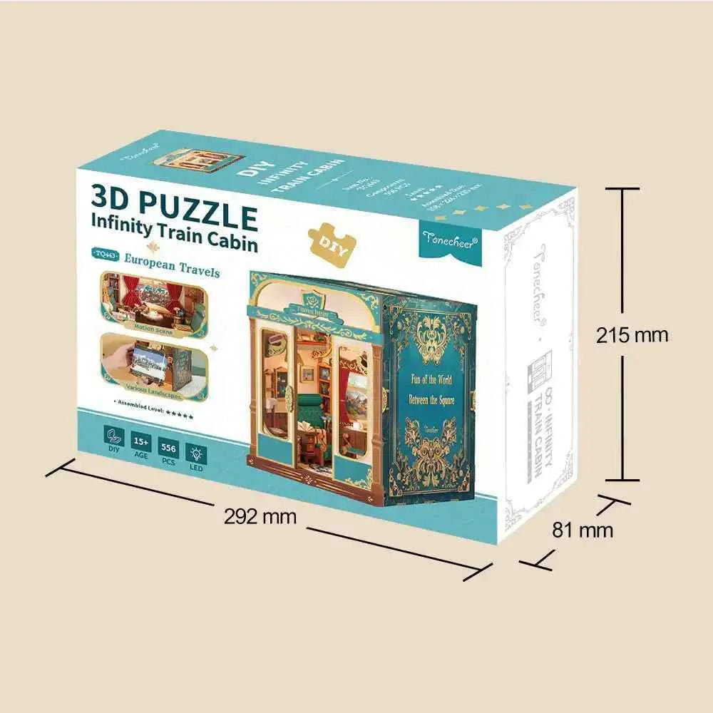 TONECHEER Mid-Year Flash Sale DIY Infinity Train Cabin Kit (European Travels)