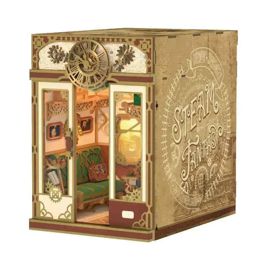 TONECHEER Mid-Year Flash Sale 3D Puzzle DIY Infinity Train Cabin Kit (Steam Fantasy)