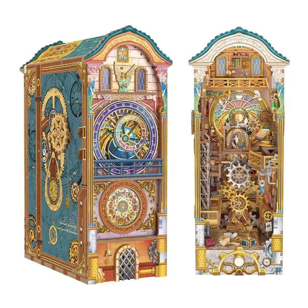 TONECHEER Mid-Year Flash Sale 3D Puzzle DIY Book Nook Kit (Clock Tower)