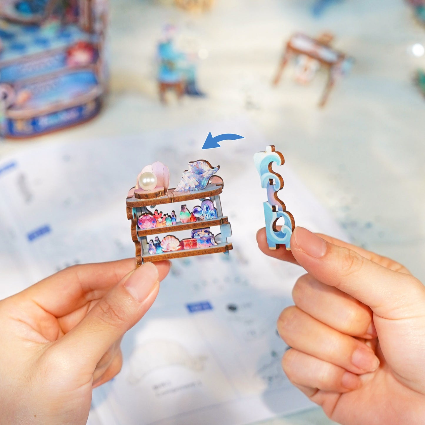 [Pre-sale]TONECHEER 3D Wooden Puzzle DIY Book Nook Kit (Deep Melody)
