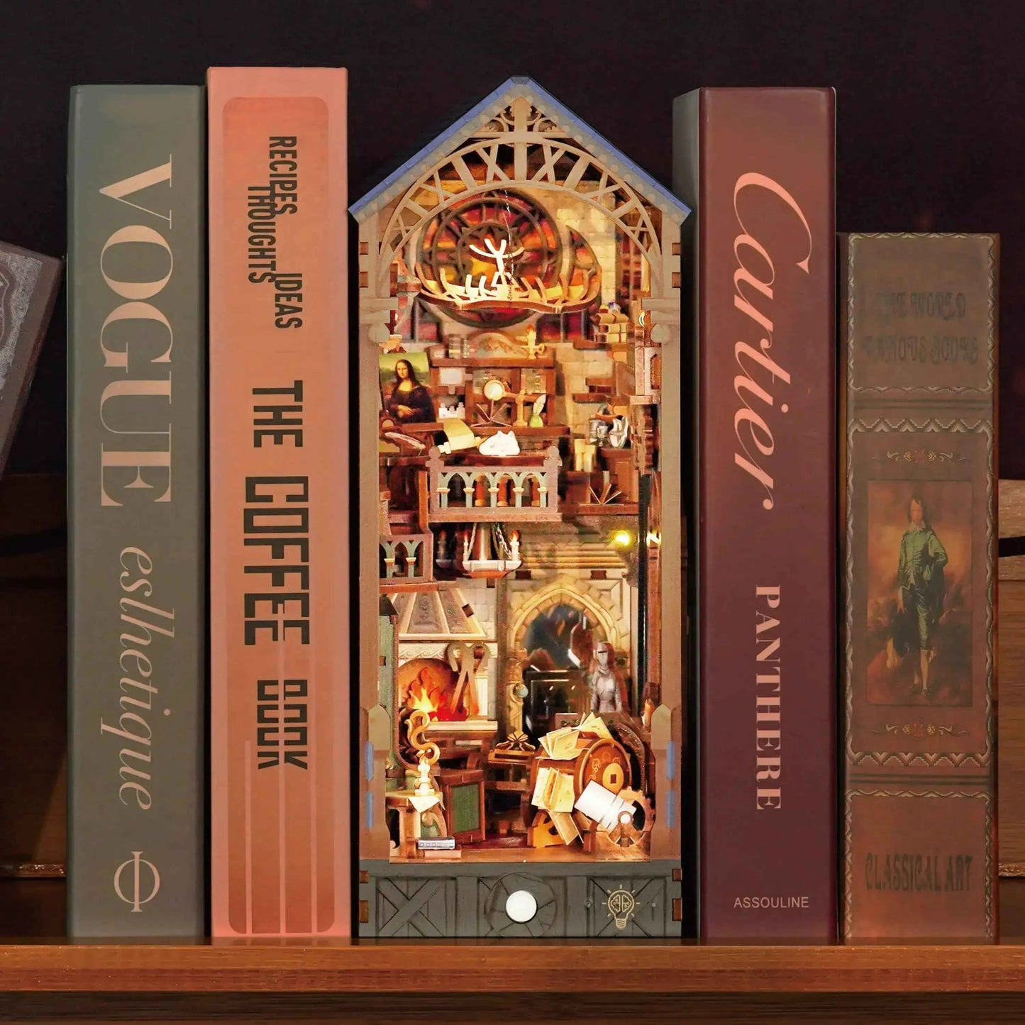 TONECHEER Mid-Year Flash Sale DIY Book Nook Kit (Leonardo Da Vinci)