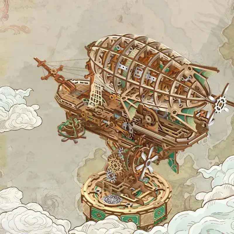 TONECHEER Mid-Year Flash Sale DIY 3D Puzzle Transmission Model Kit (Sailing In Fog)