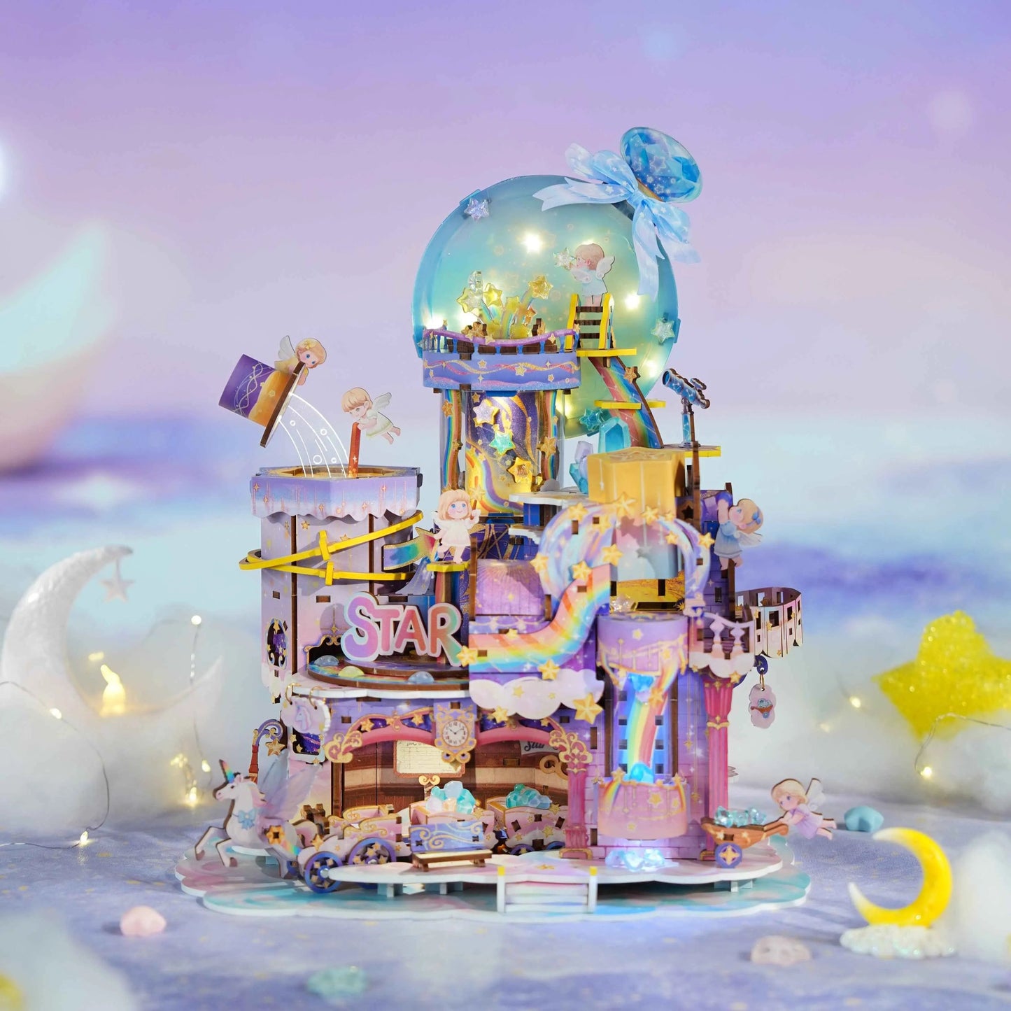 TONECHEER DIY 3D Puzzle Transmission Model Kit (Star Workshop)