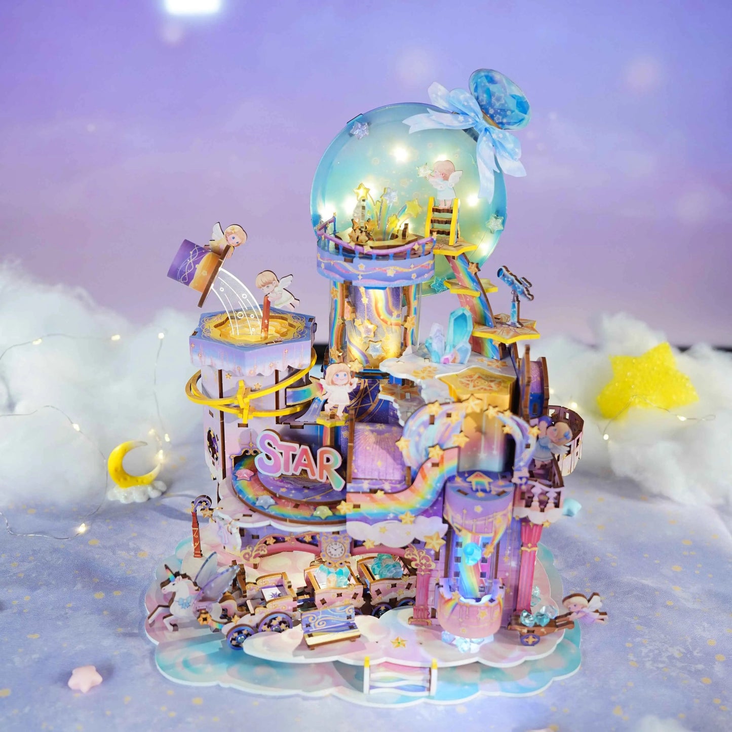 TONECHEER DIY 3D Puzzle Transmission Model Kit (Star Workshop)