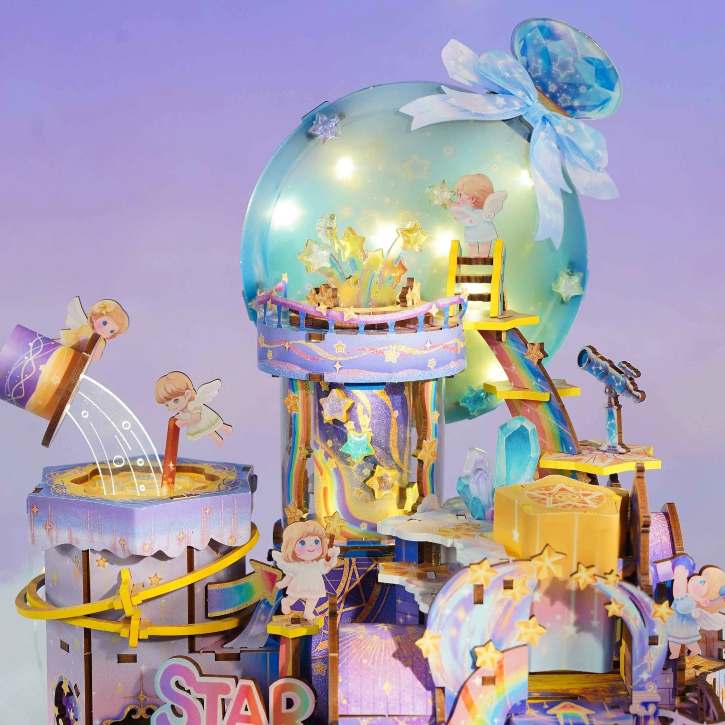 TONECHEER DIY 3D Puzzle Transmission Model Kit (Star Workshop)