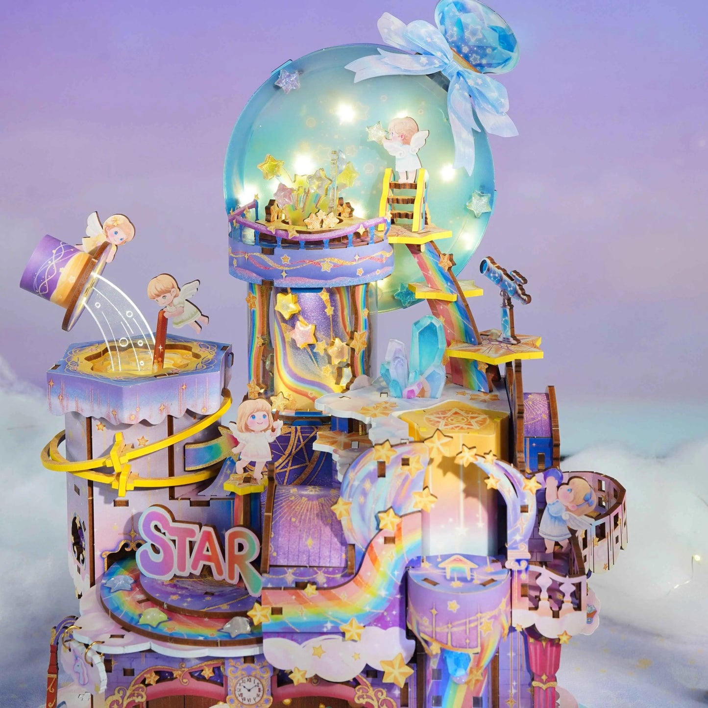 TONECHEER DIY 3D Puzzle Transmission Model Kit (Star Workshop)