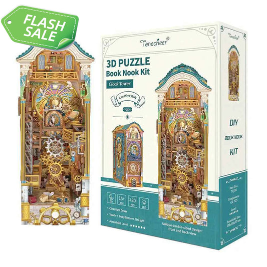 TONECHEER Mother's Day FLASH SALE Book Nook Kit (Clock Tower)
