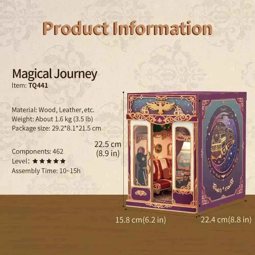 TONECHEER Mid-Year Flash Sale 3D Puzzle DIY Infinity Train Cabin Kit (Magical Journey)