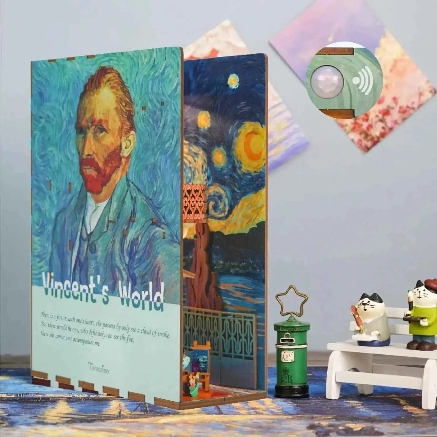 TONECHEER Mid-Year Flash Sale DIY Book Nook Kit (Vincent's World)