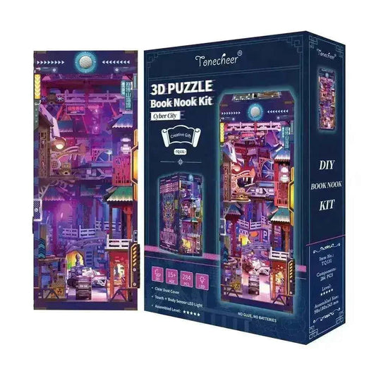 TONECHEER Mid-Year Flash Sale DIY Book Nook Kit (Cyber City)
