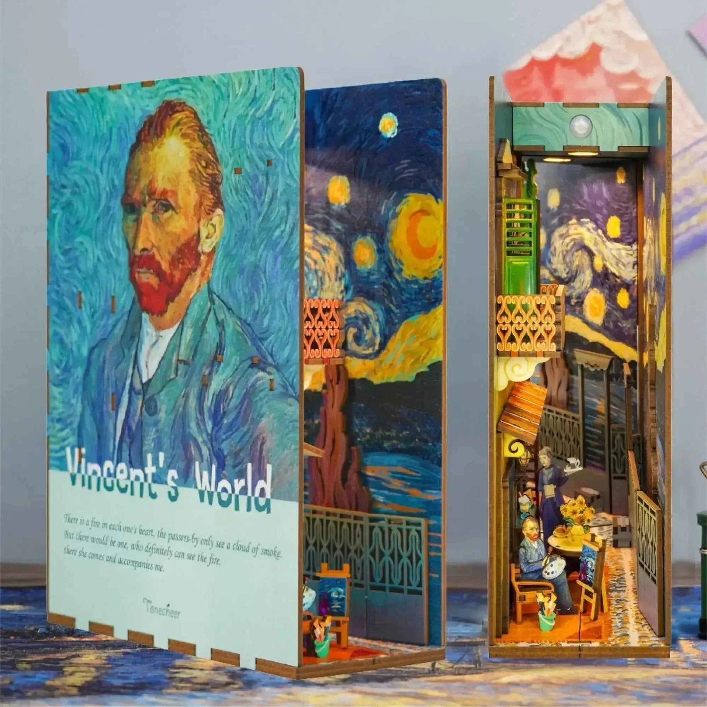 TONECHEER Mid-Year Flash Sale DIY Book Nook Kit (Vincent's World)