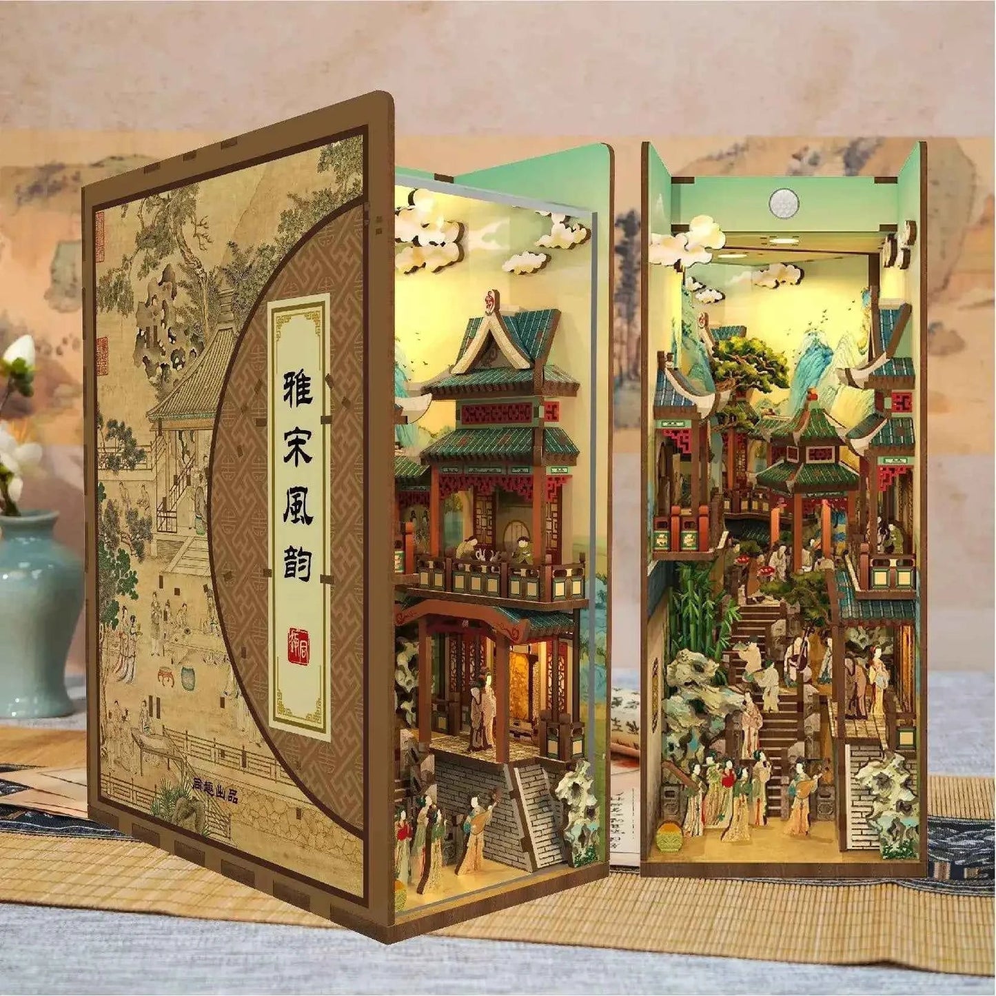 Pure Snoze 3D Wooden Puzzle DIY Book Nook Kit (Song Dynasty Culture)