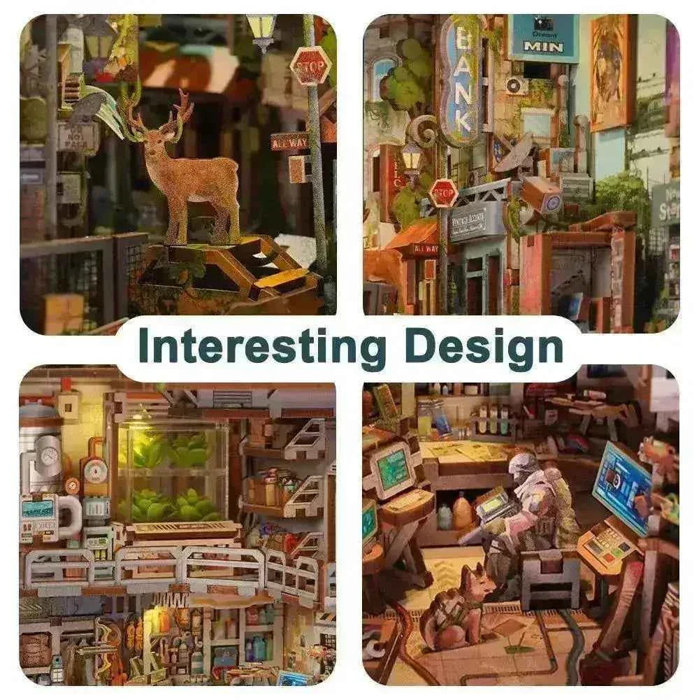 TONECHEER Mid-Year Flash Sale DIY Book Nook Kit (Haven Zero)