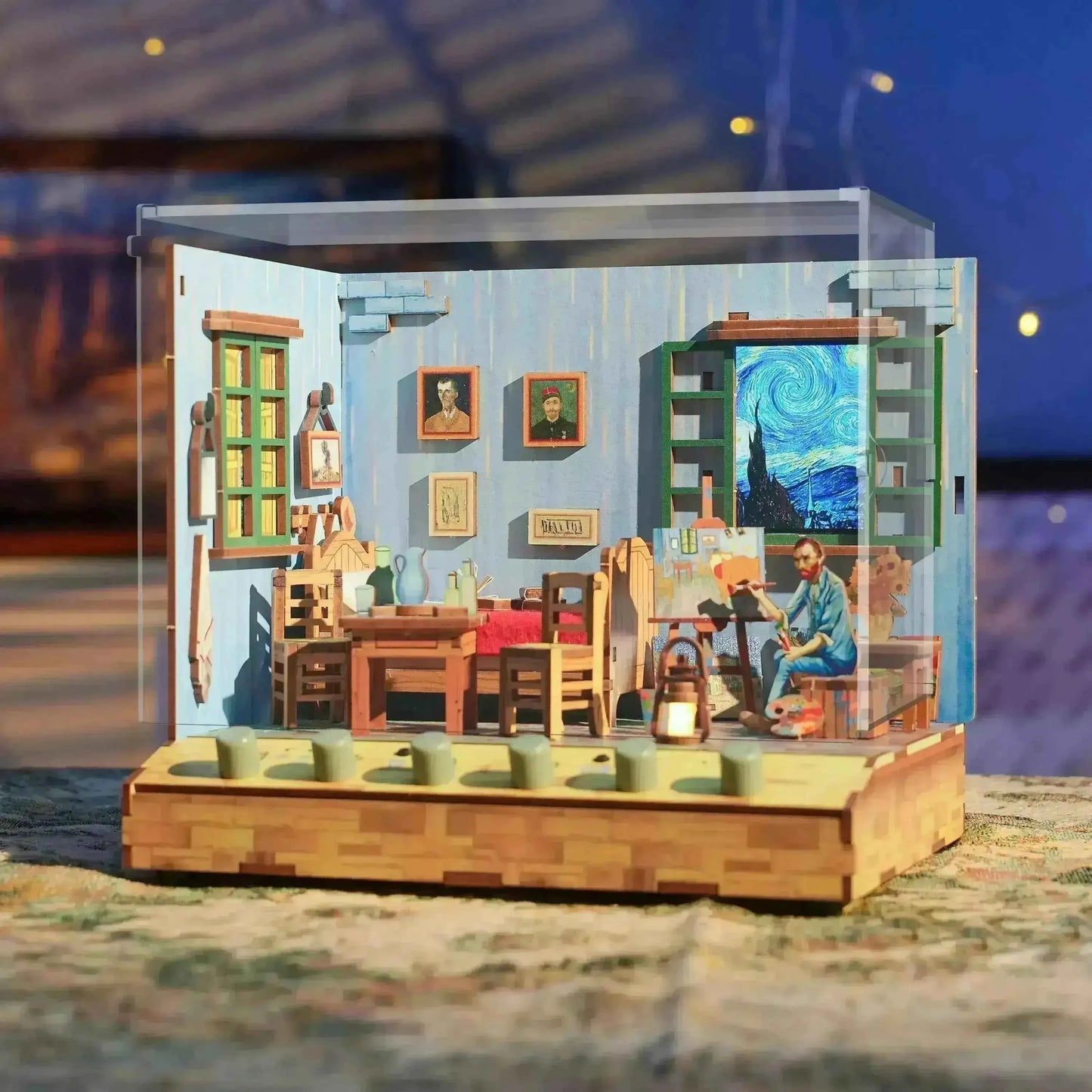 TONECHEER Mid-Year Flash Sale DIY Miniature House (Vincent's Bedroom)