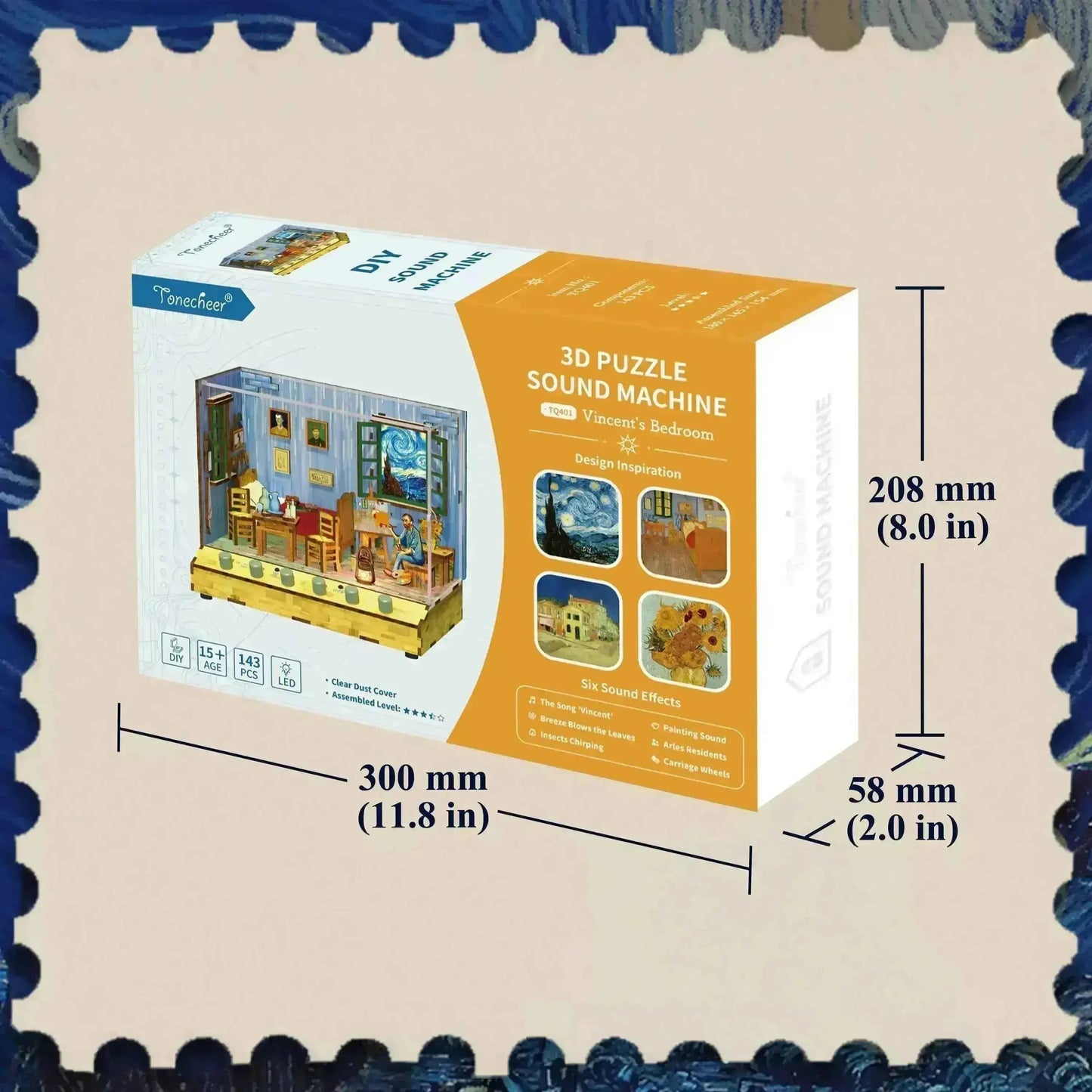 TONECHEER Mid-Year Flash Sale DIY Miniature House (Vincent's Bedroom)