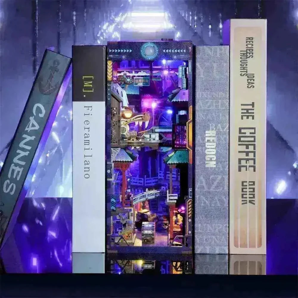 TONECHEER Mid-Year Flash Sale DIY Book Nook Kit (Cyber City)