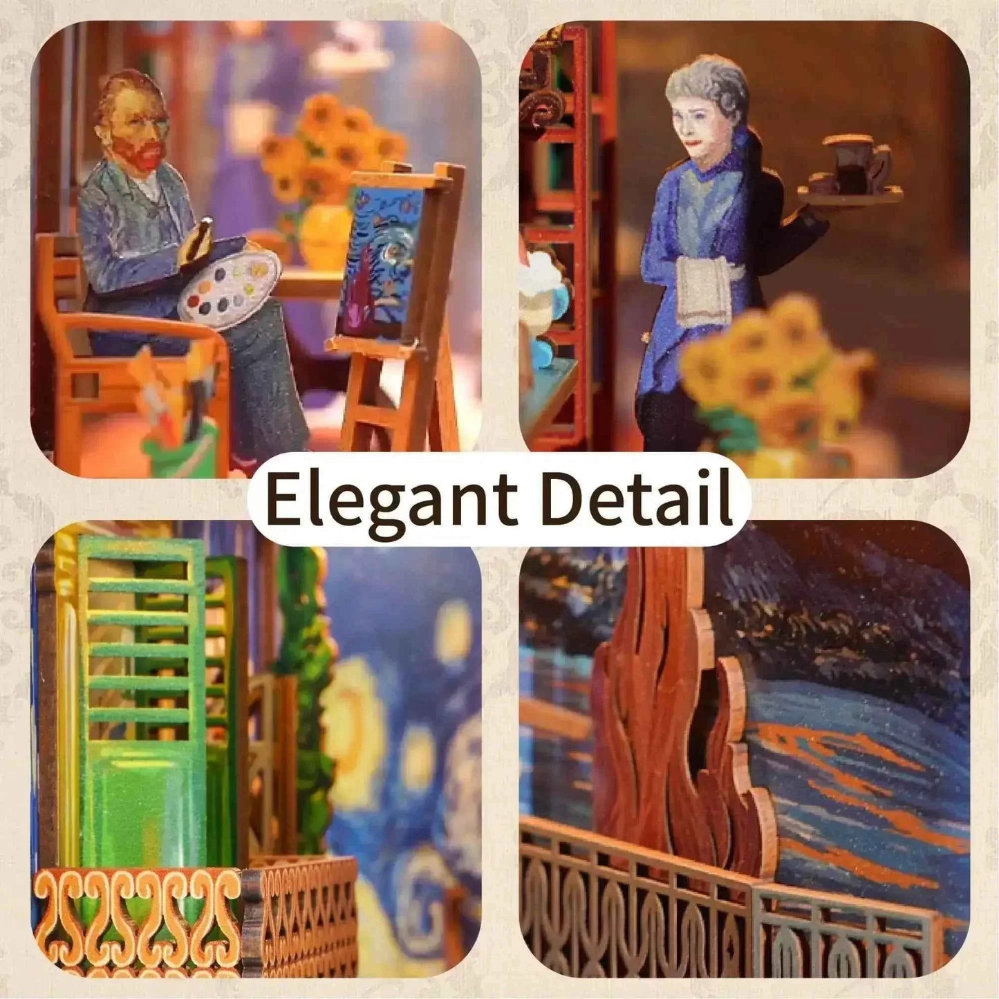 TONECHEER Mid-Year Flash Sale DIY Book Nook Kit (Vincent's World)