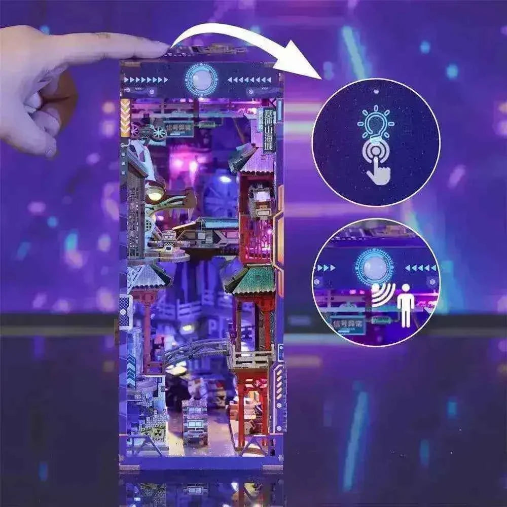 TONECHEER Mid-Year Flash Sale DIY Book Nook Kit (Cyber City)