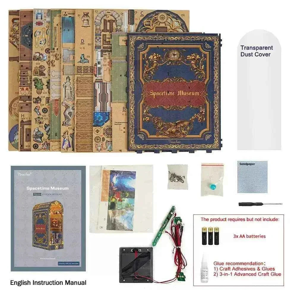 TONECHEER Mid-Year Flash Sale DIY Book Nook Kit (Spacetime Museum)